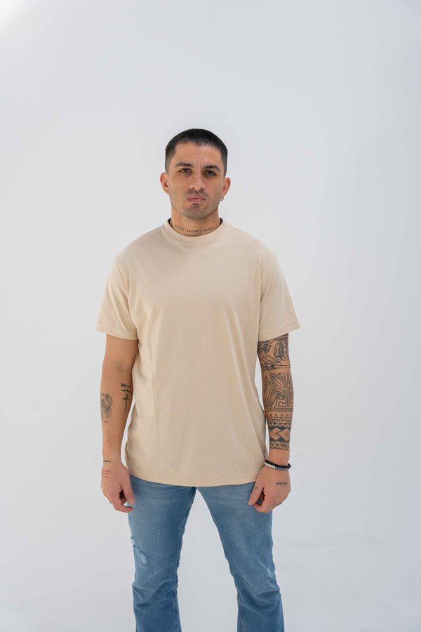 Remera Lisa Crema