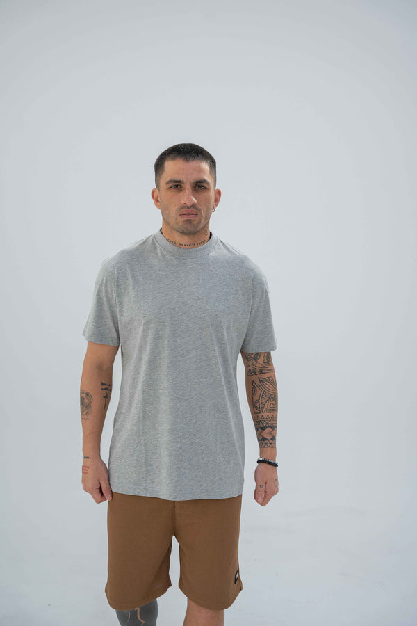 Remera Lisa Gris