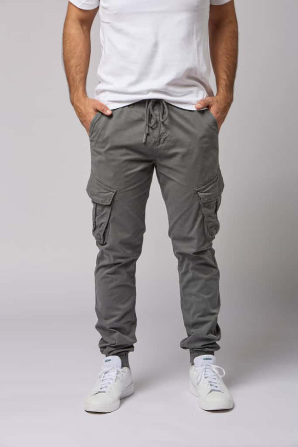 Pantalon Cargo Gris