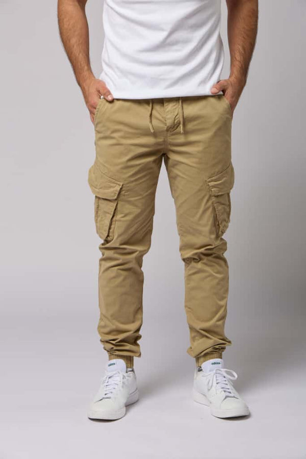 Pantalon Cargo Beige